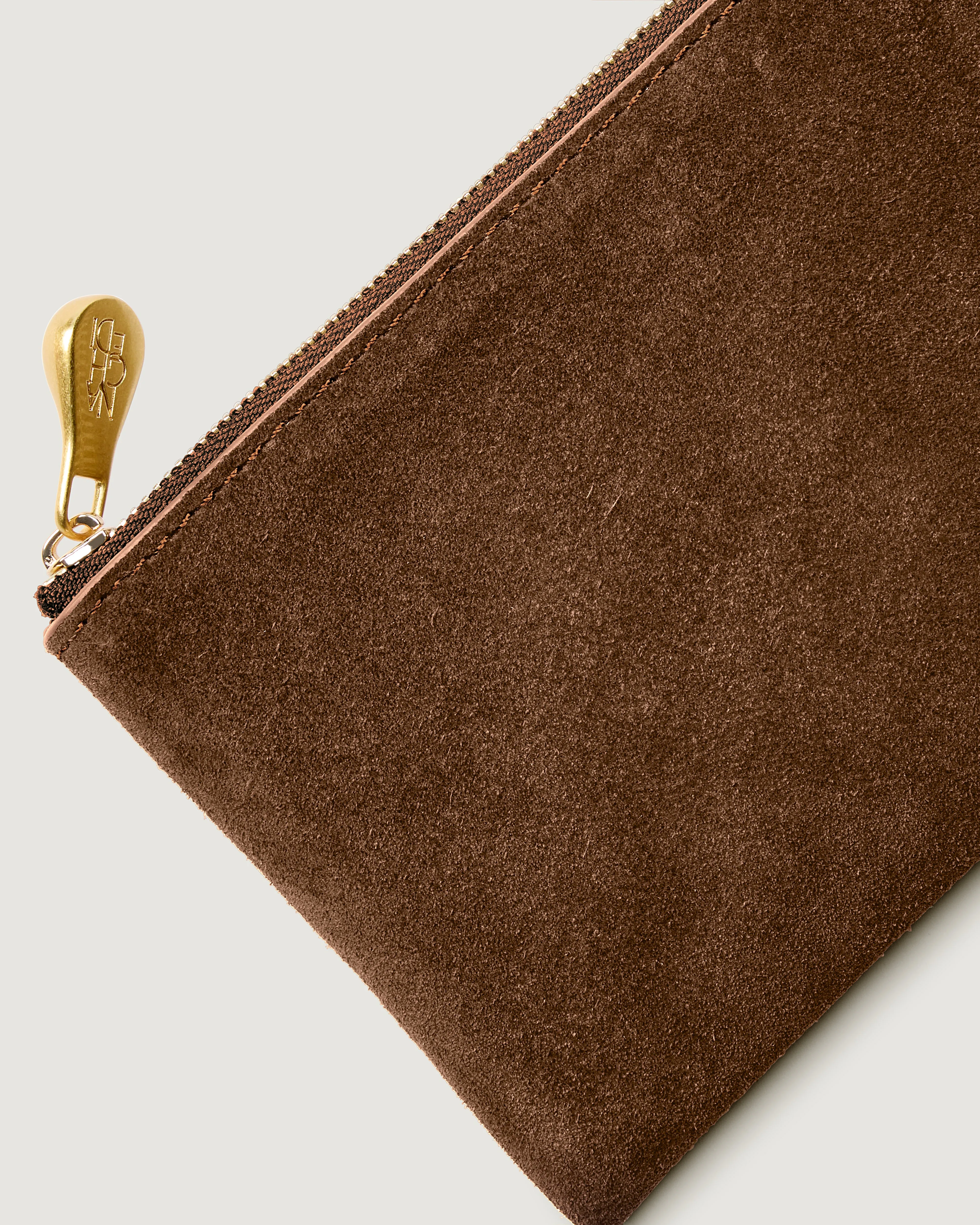 St. Barths Medium Tote Suede | Teak sold by Naghedi product image thumbnail 3