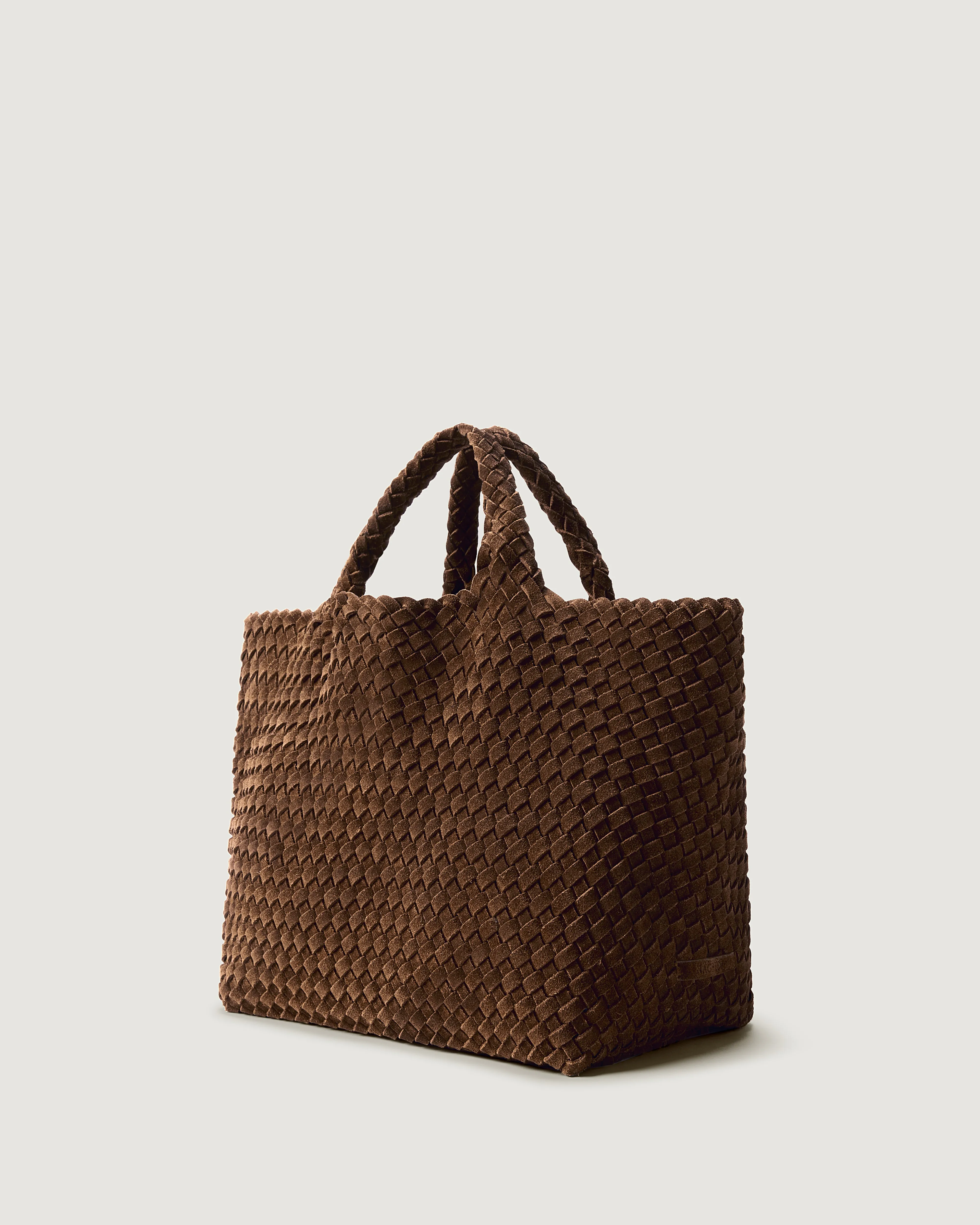 St. Barths Medium Tote Suede | Teak sold by Naghedi product image thumbnail 4