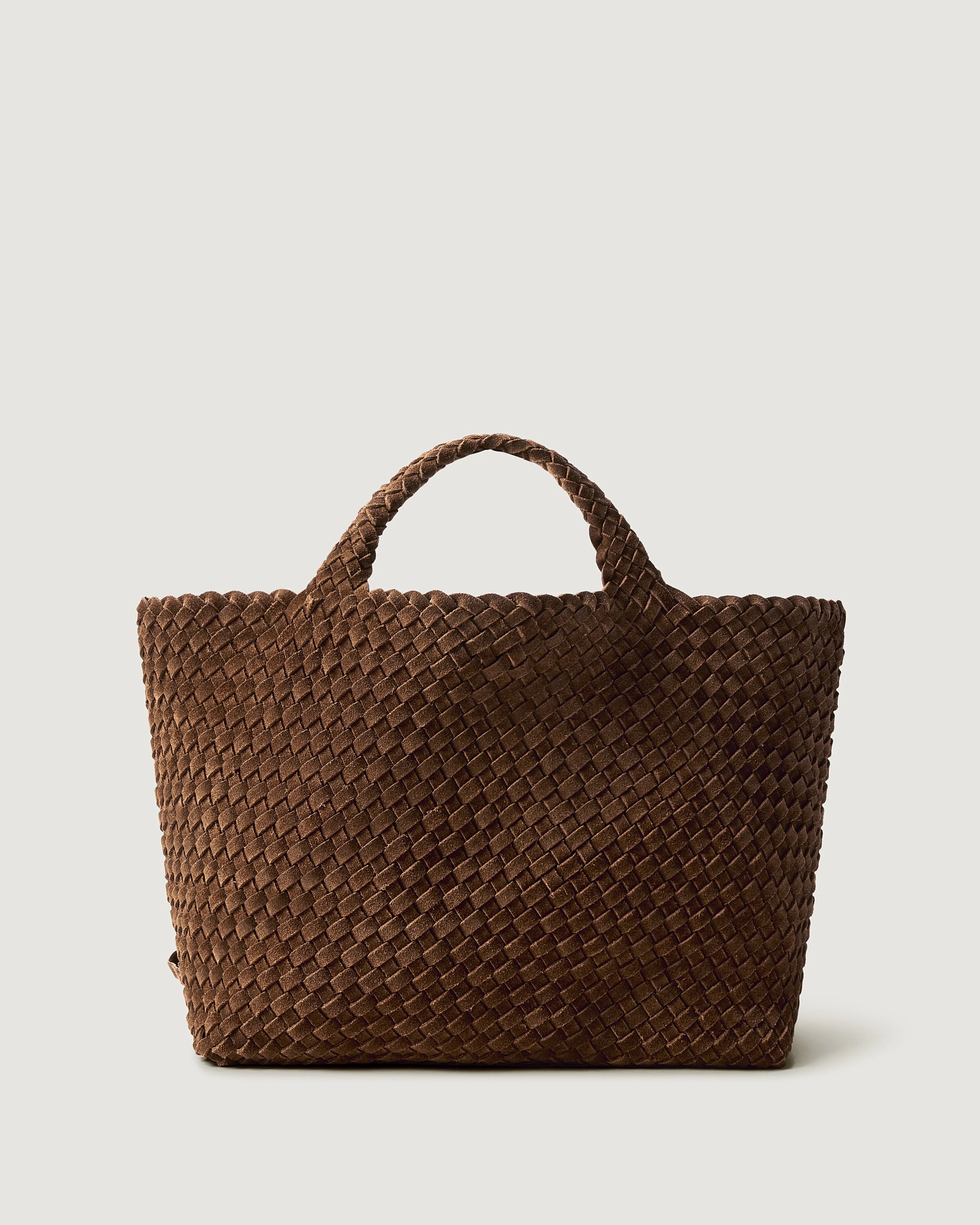 St. Barths Medium Tote Suede | Teak sold by Naghedi