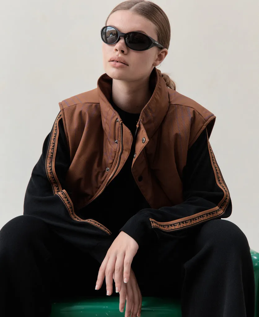 WOOL CHECK VEST sold by Nagnata product image thumbnail 2