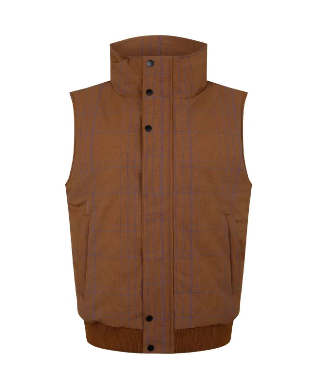 WOOL CHECK VEST sold by Nagnata