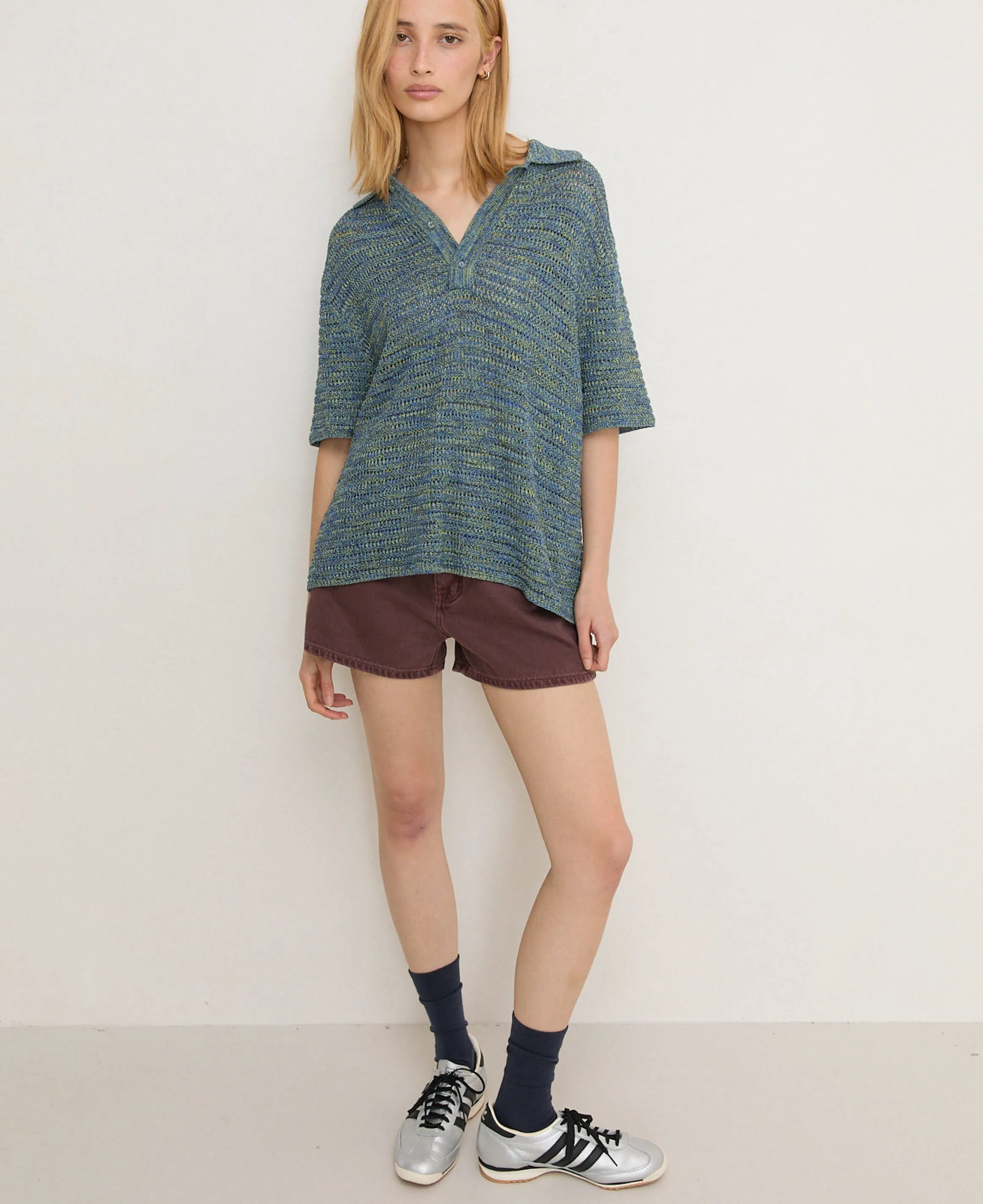 VEGETABLE DYE BERMUDA SHORT sold by Nagnata product image thumbnail 5