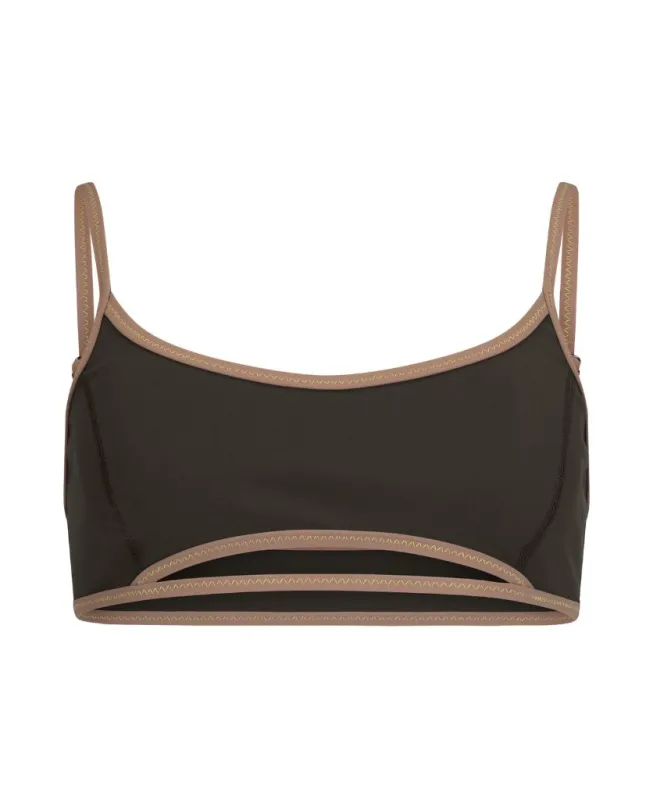 SUNDOWN DEMILUNE BRALET made by Nagnata