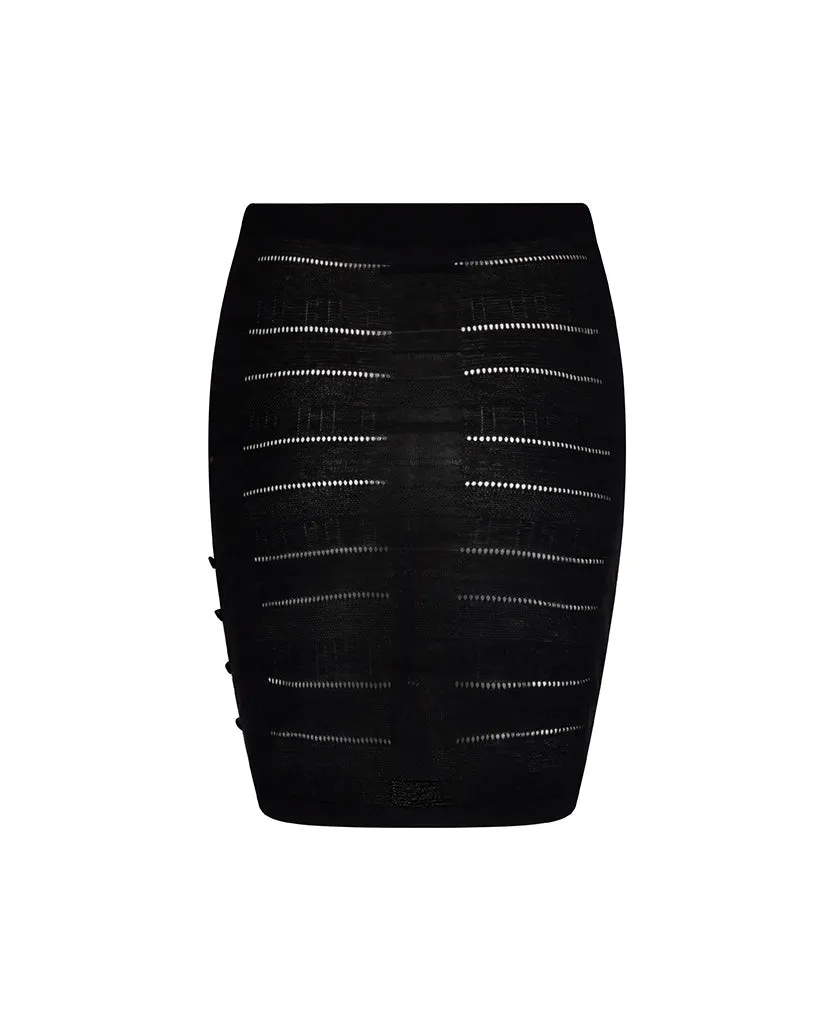 SEDA SILK CHECK SKIRT sold by Nagnata product image thumbnail 3