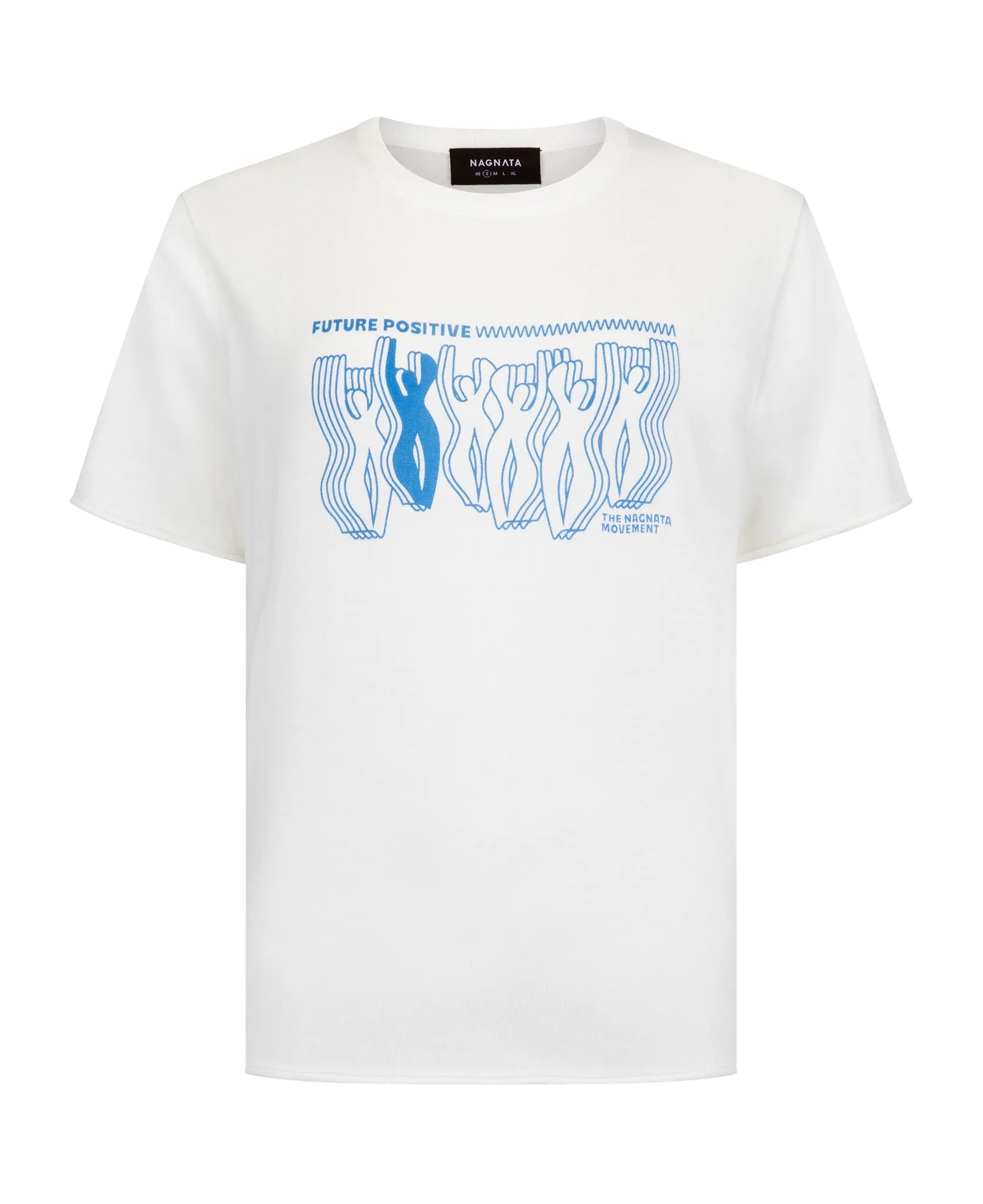 FUTURE POSITIVE ORGANIC TEE sold by Nagnata