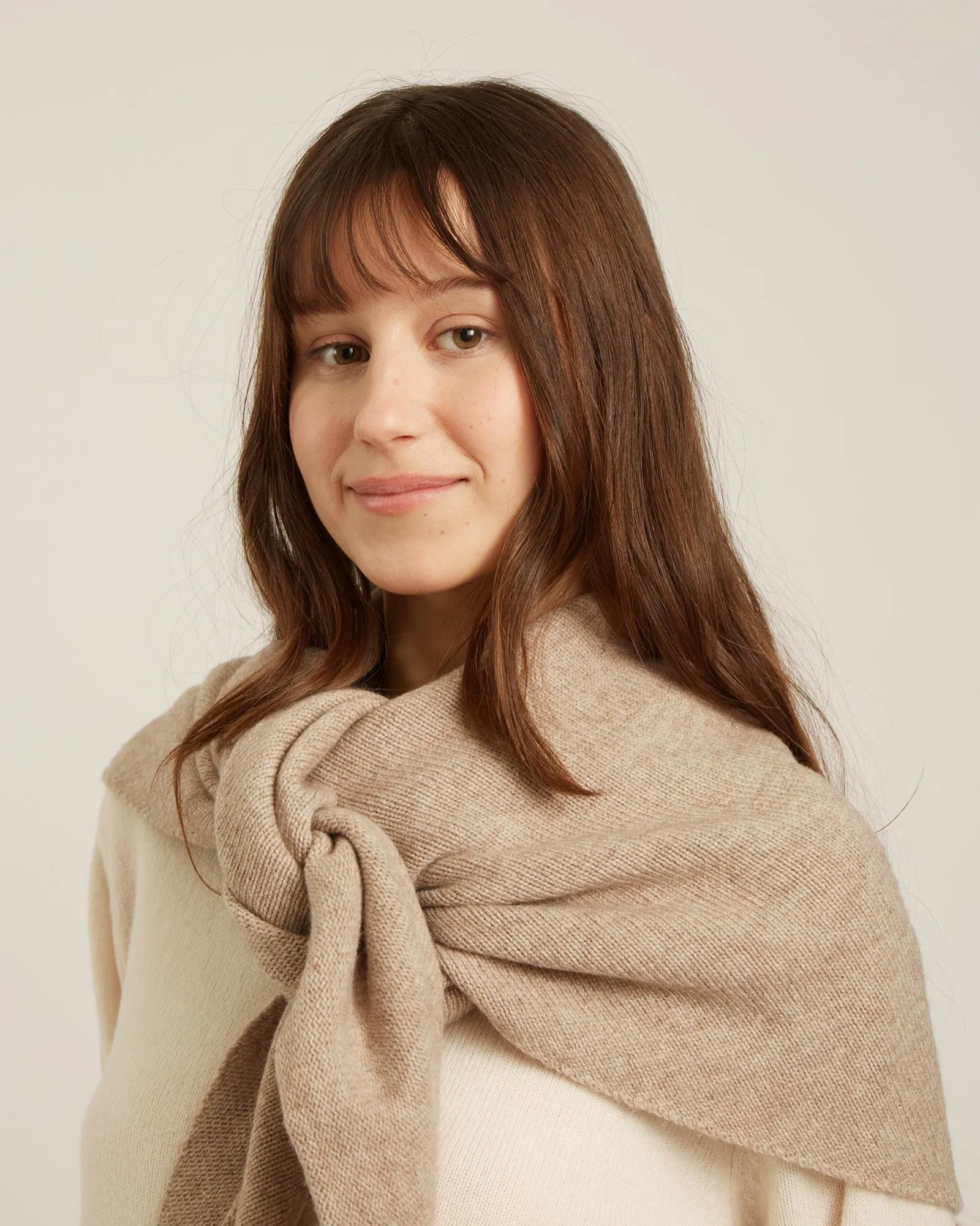 écharpe en laine et cachemire JOSIE sold by NAIF