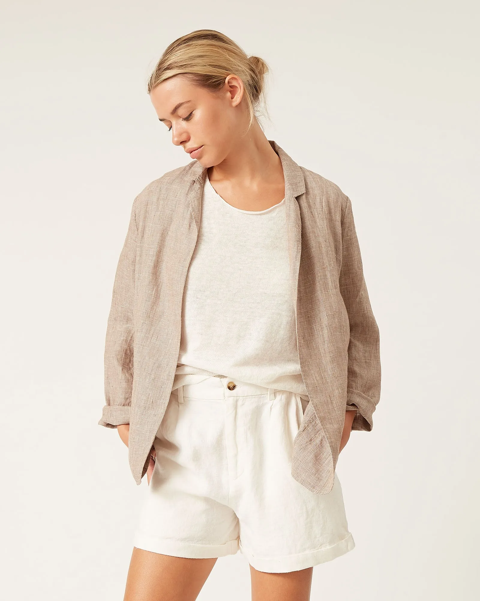 short en toile de lin JORDAN sold by NAIF product image thumbnail 2