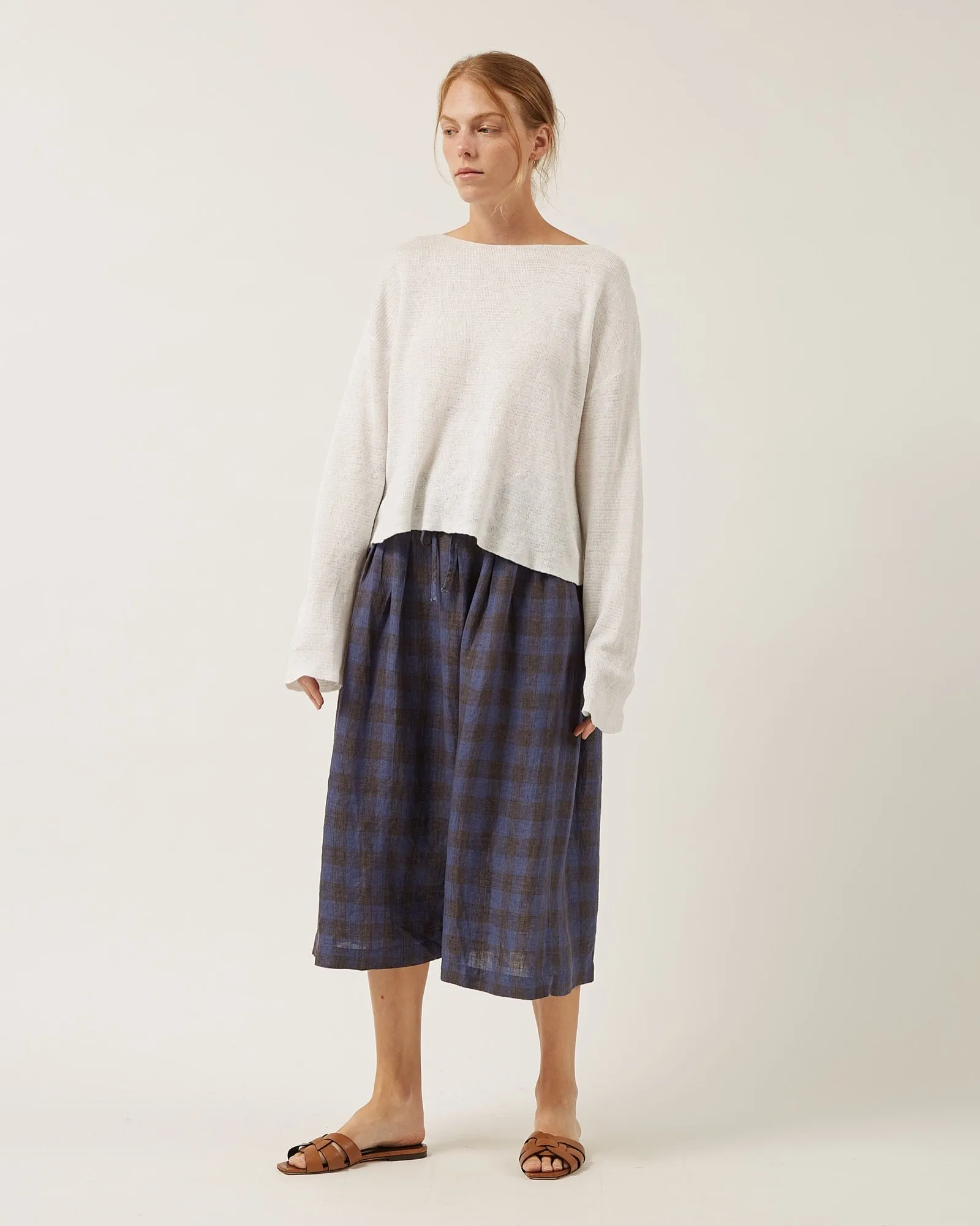 jupe en lin à carreaux LIA sold by NAIF product image thumbnail 2