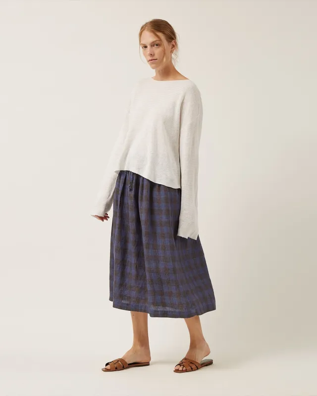 jupe en lin à carreaux LIA sold by NAIF