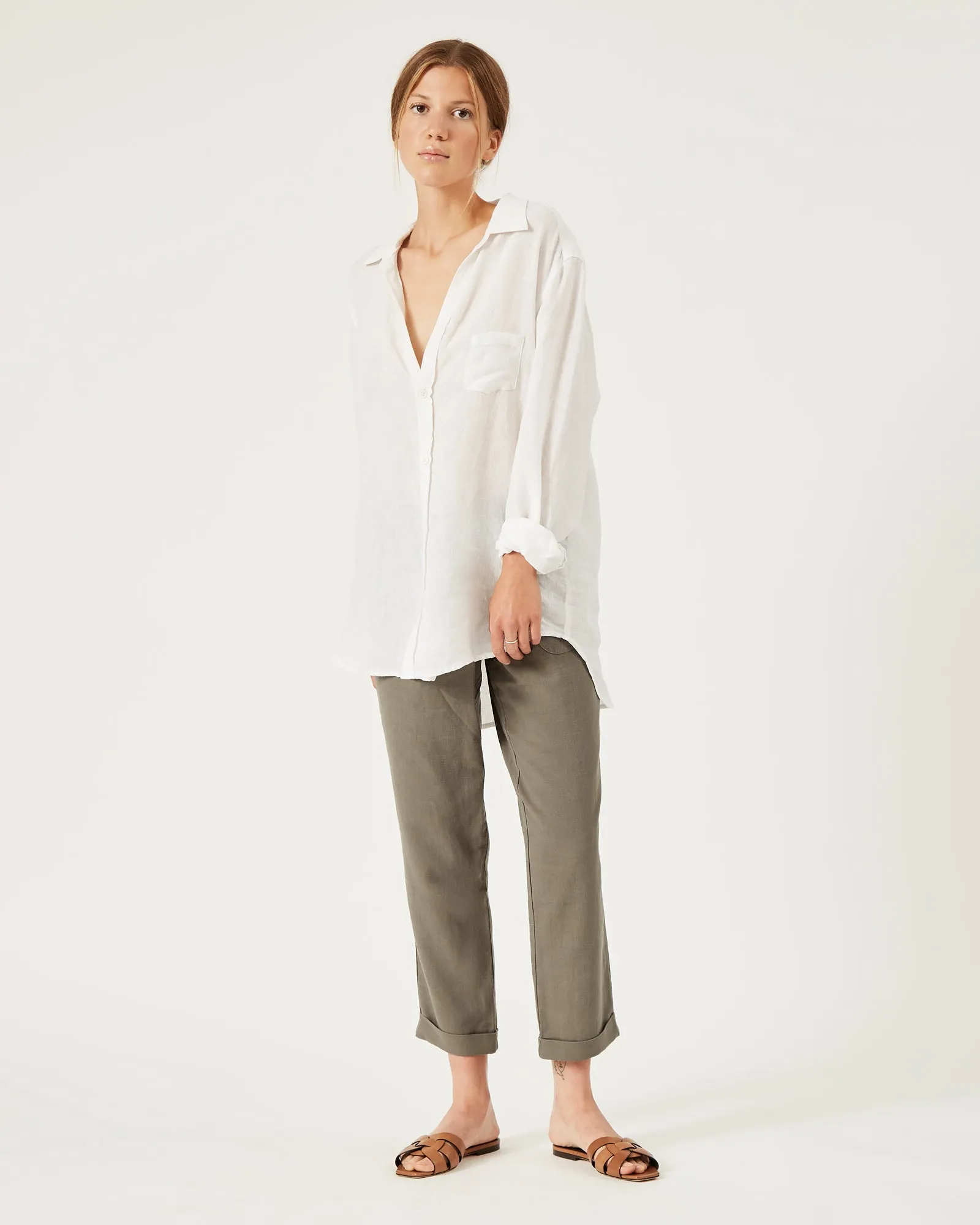 pantalon en coton lin et lyocell HAZEL sold by NAIF product image thumbnail 5