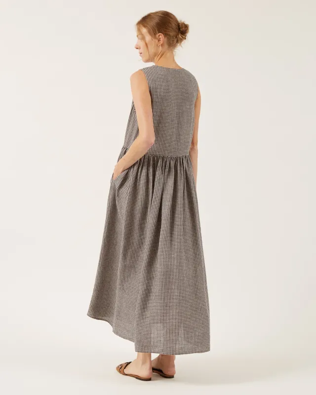 robe en lin CALLA sold by NAIF