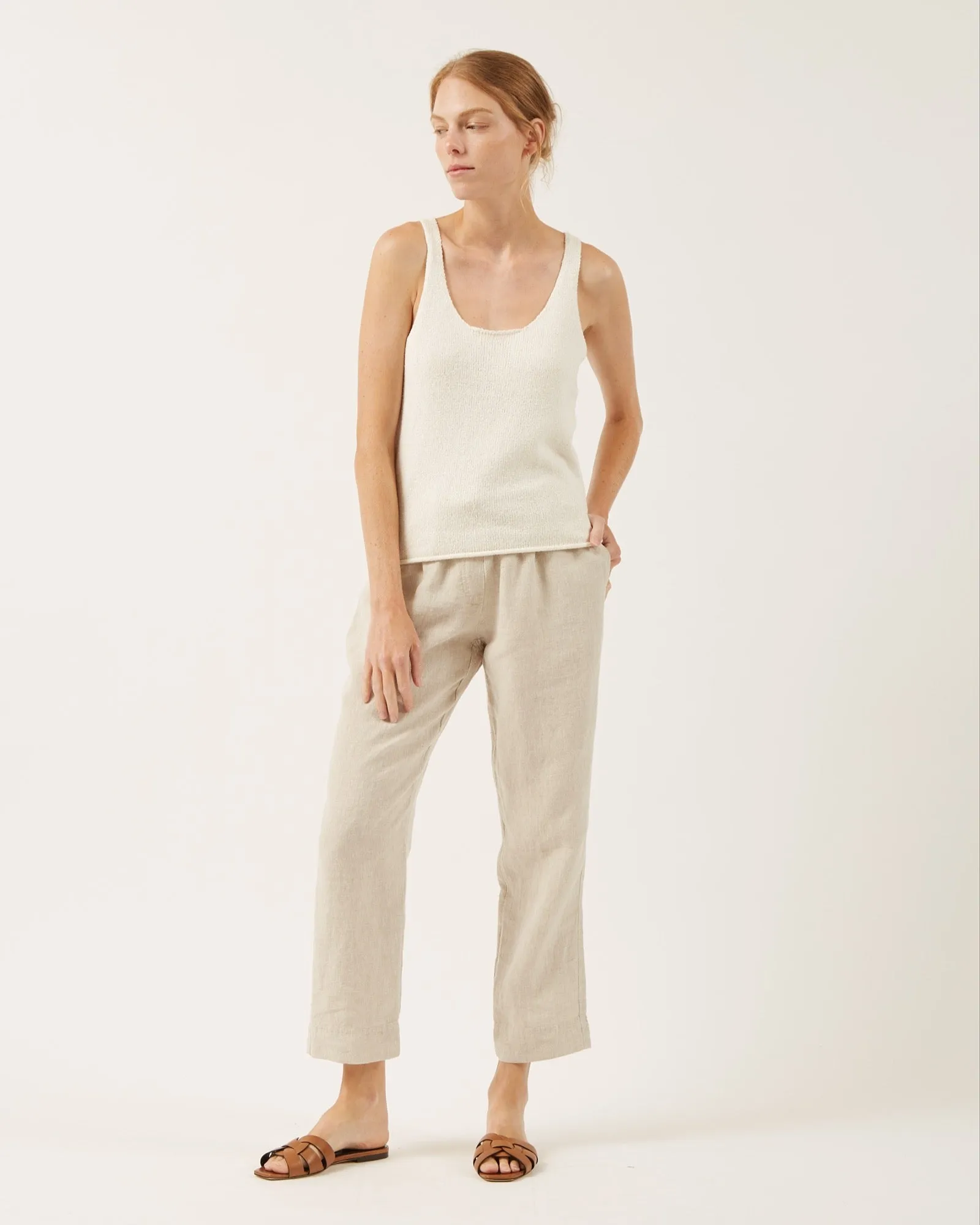 chandail sans manches en soie et coton SARAH sold by NAIF product image thumbnail 3