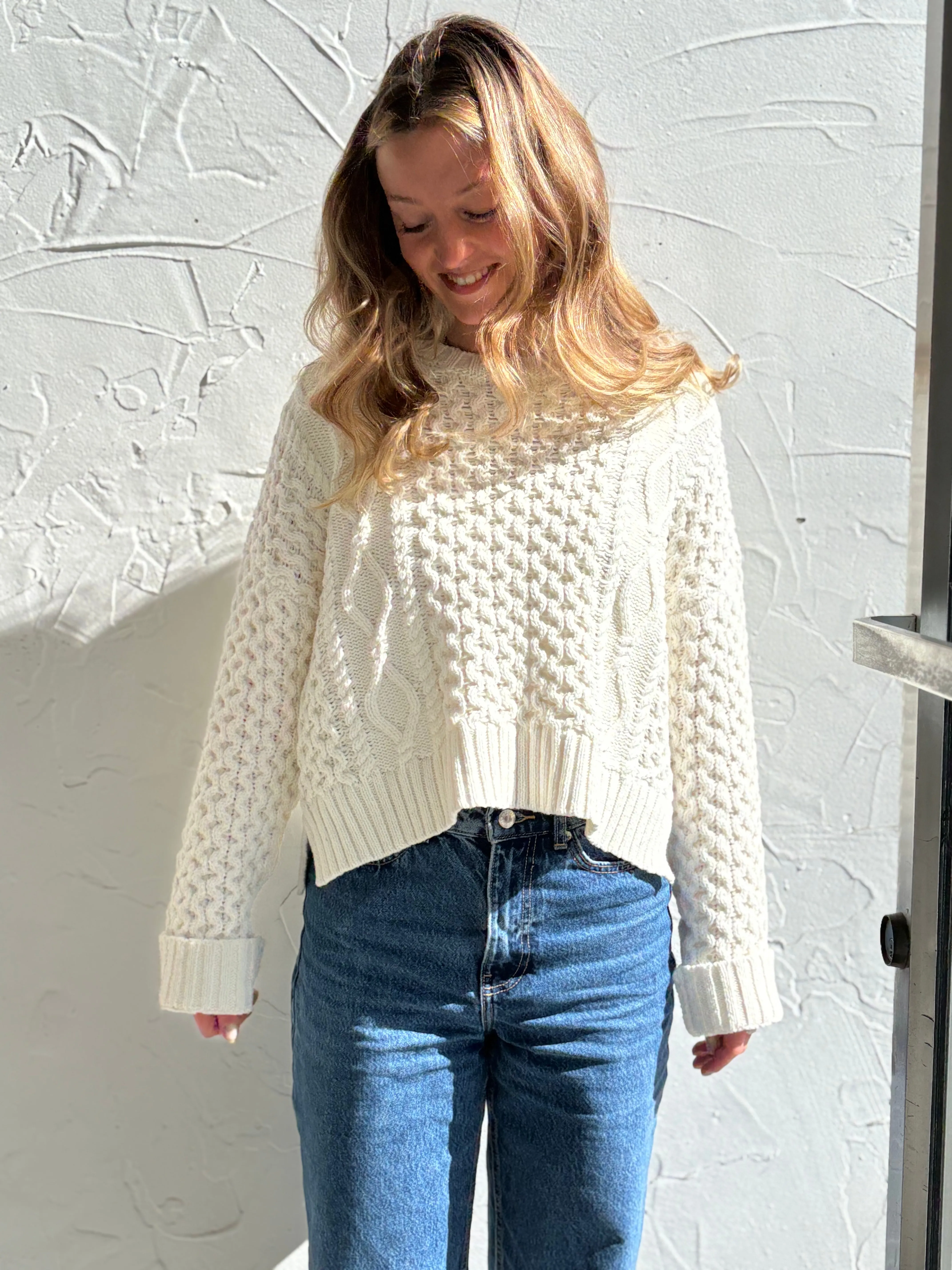 chandail torsadé en coton CLOVER sold by NAIF product image thumbnail 4