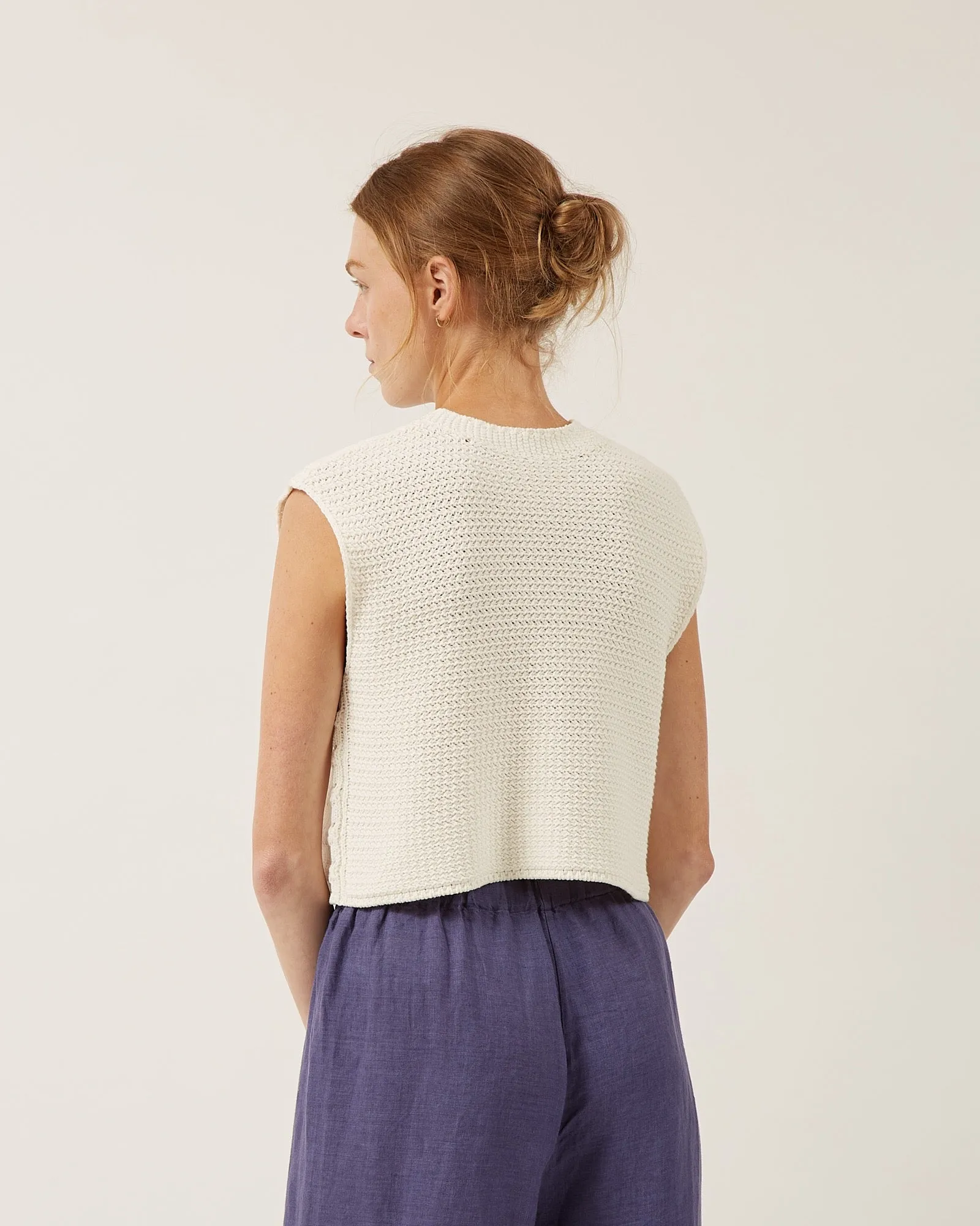 chandail sans manches en coton CLODIE sold by NAIF product image thumbnail 3