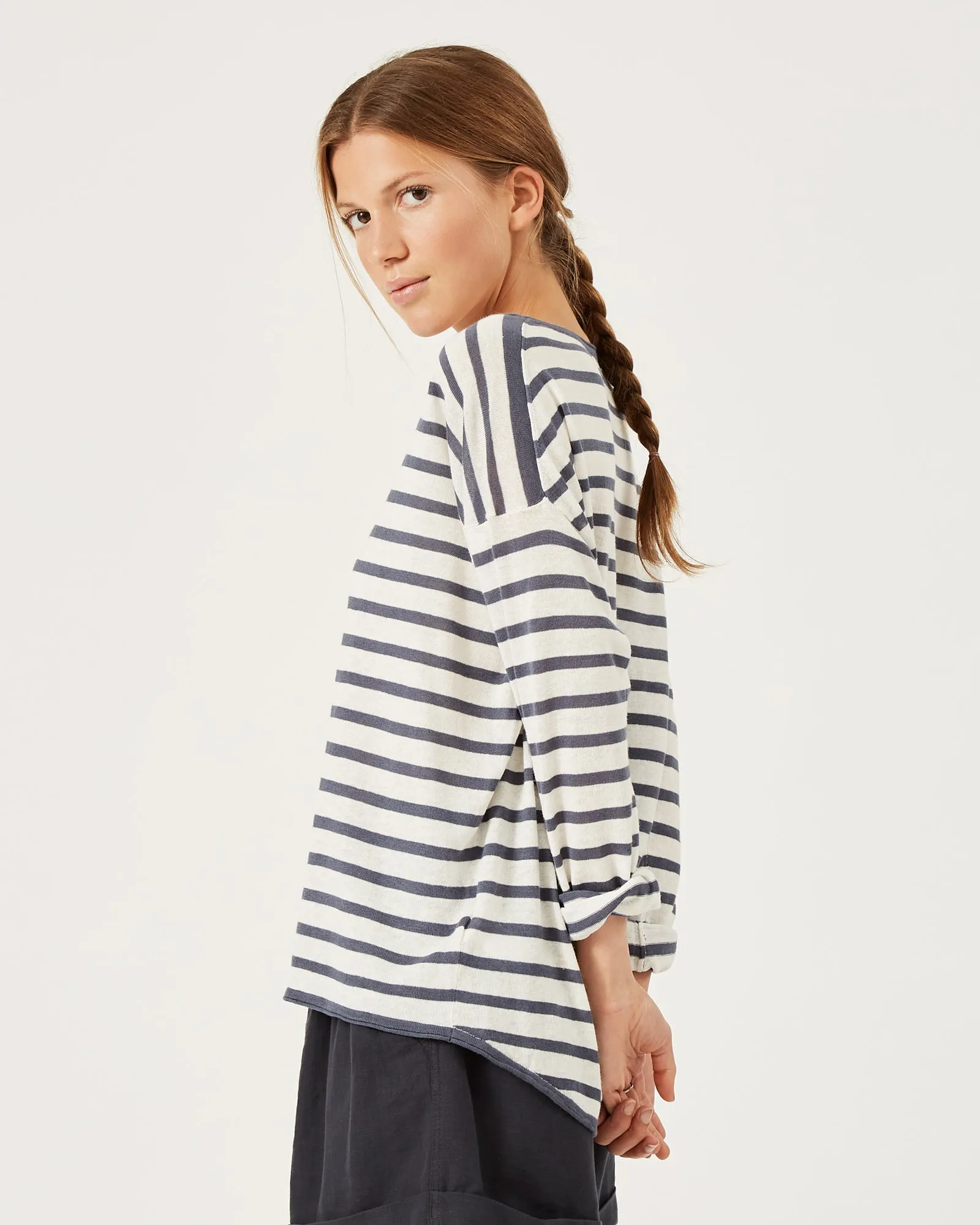 chandai léger rayé en lin et coton FREDDIE sold by NAIF product image thumbnail 5