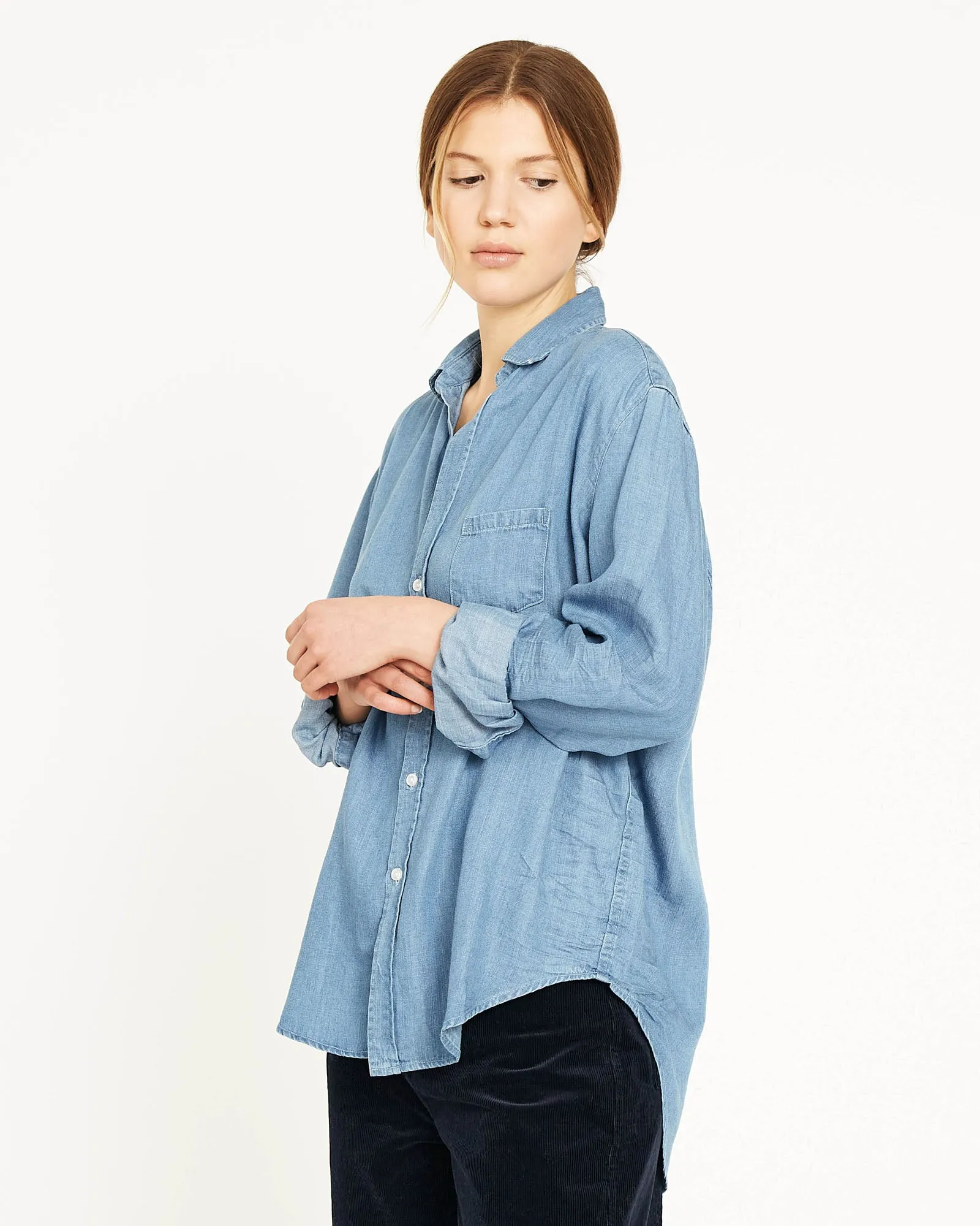 chemise en coton et lyocell HARTLEY sold by NAIF