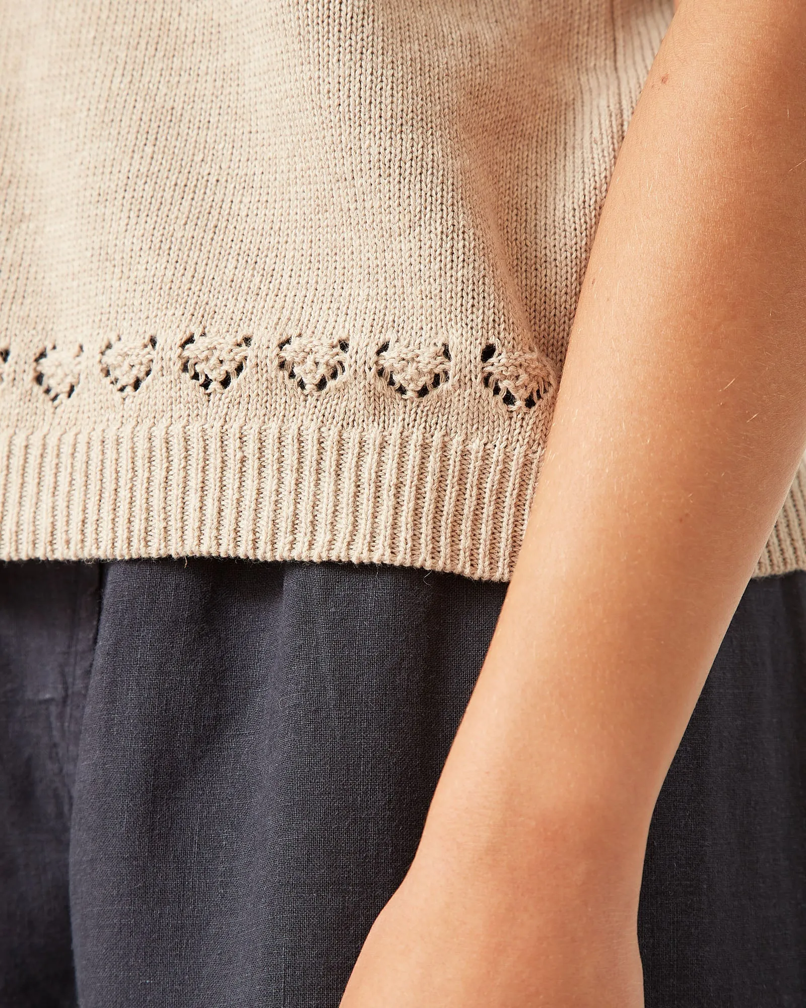 chandail à manches courtes en lin et coton RONNIE sold by NAIF product image thumbnail 4