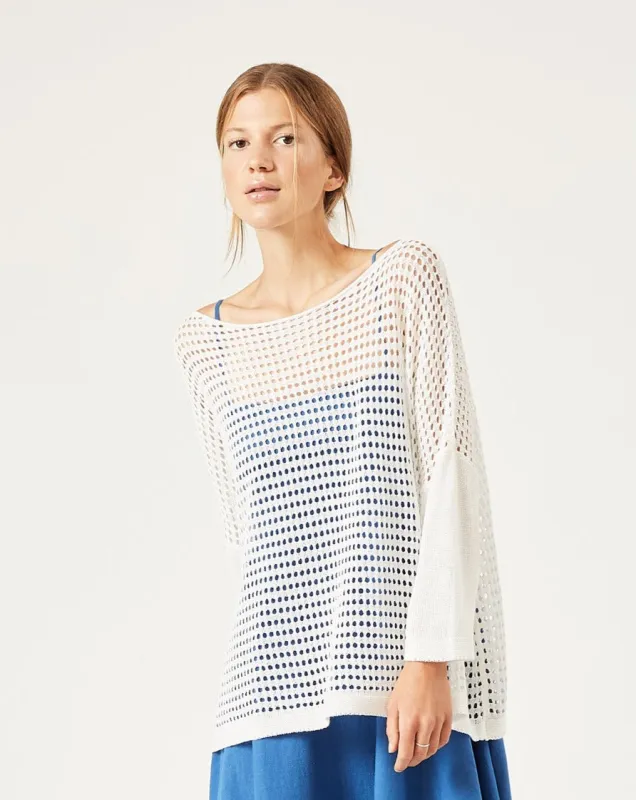 chandail en lin et coton ARI sold by NAIF