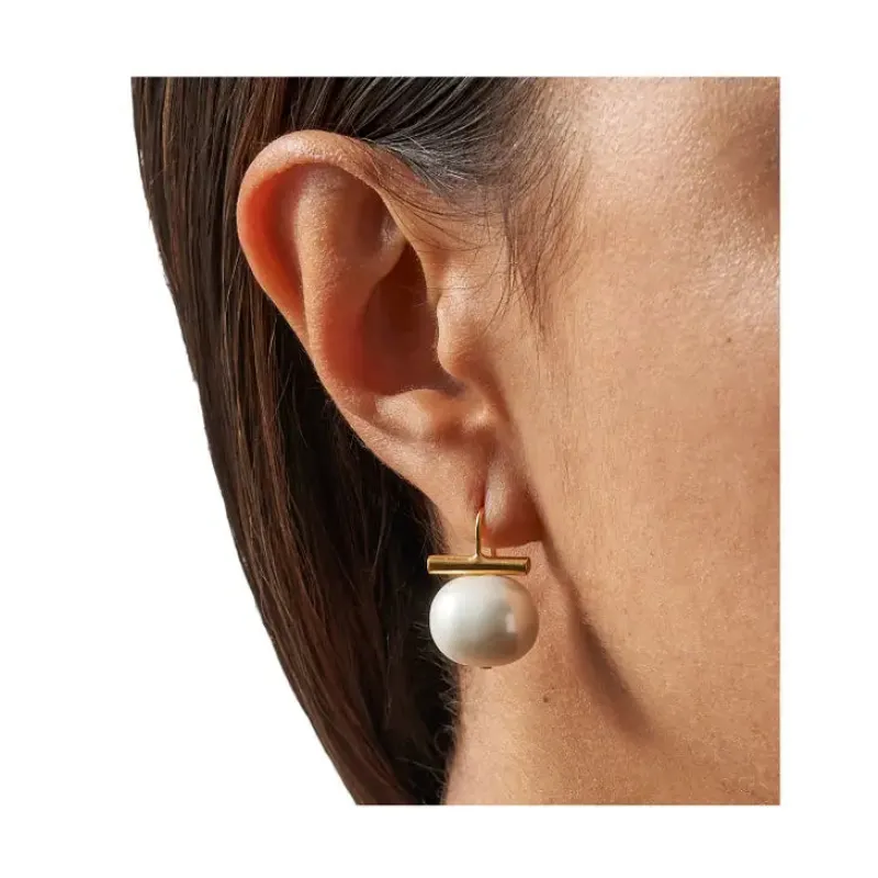 boucles d'oreilles Classic Medium Pebble Pearls - CC+Co made by NAIF