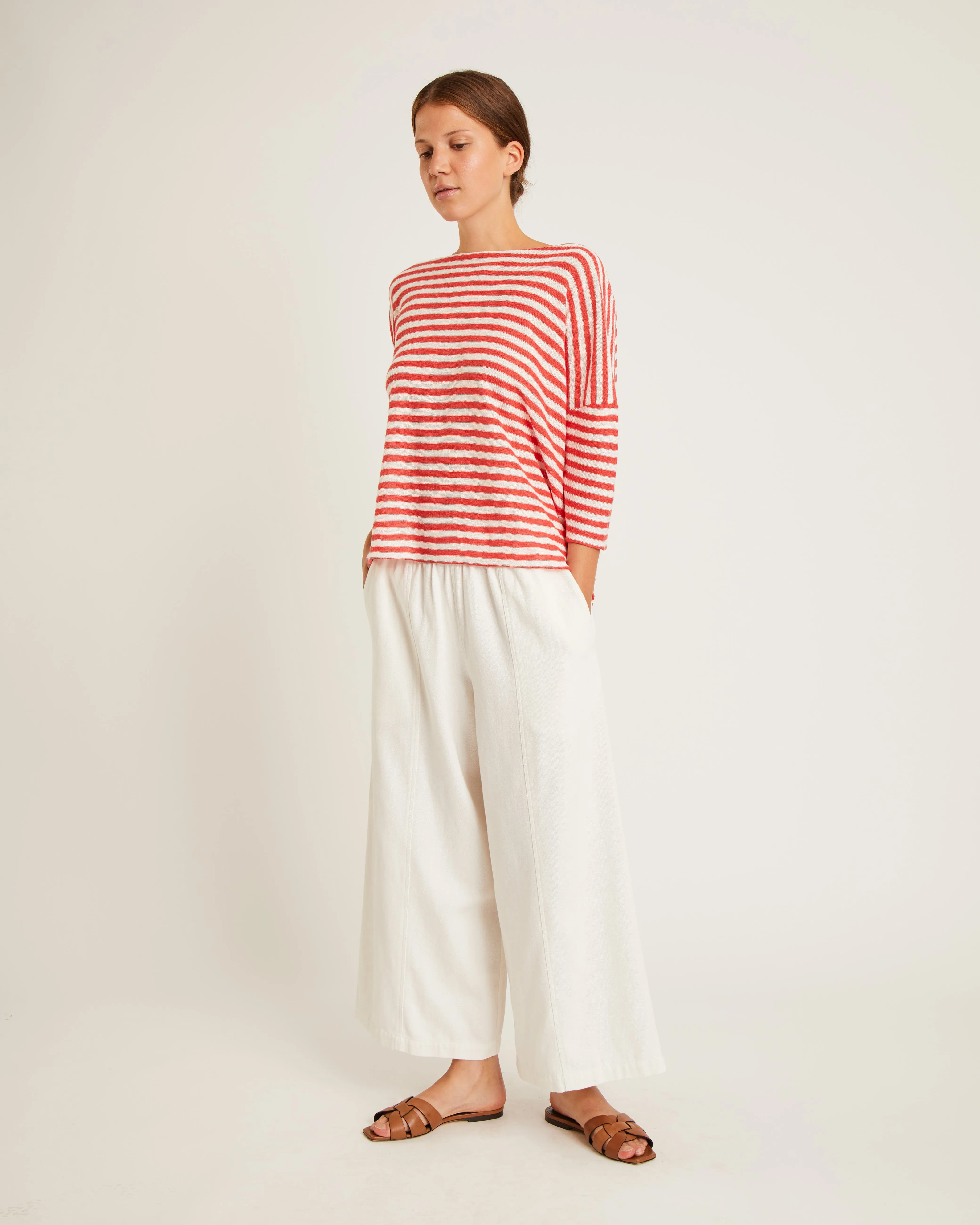 chandail en lin à col bateau et manches 3/4 SEINA sold by NAIF product image thumbnail 3