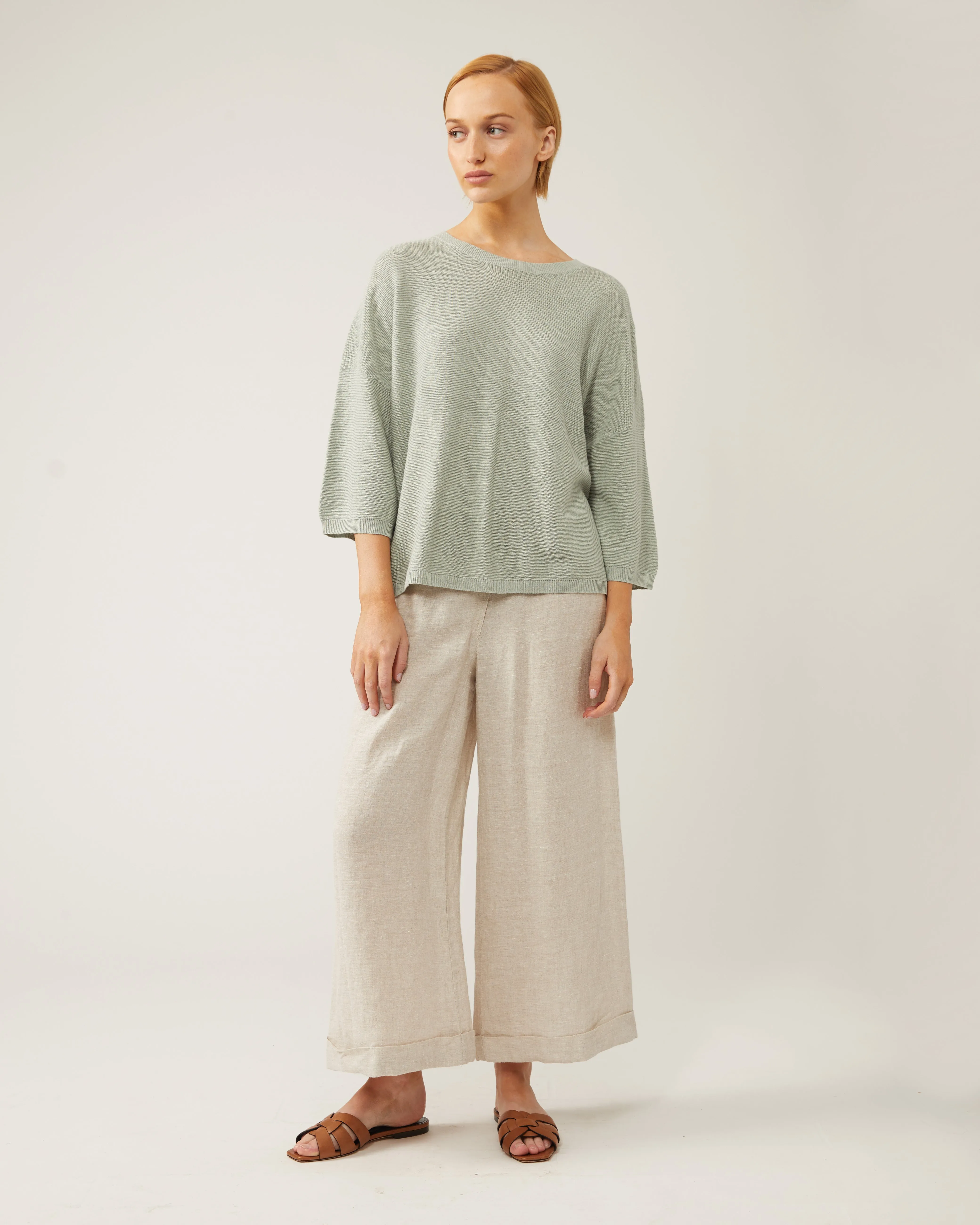 chandail en lin et coton à manches 3/4 TIMEA sold by NAIF product image thumbnail 4