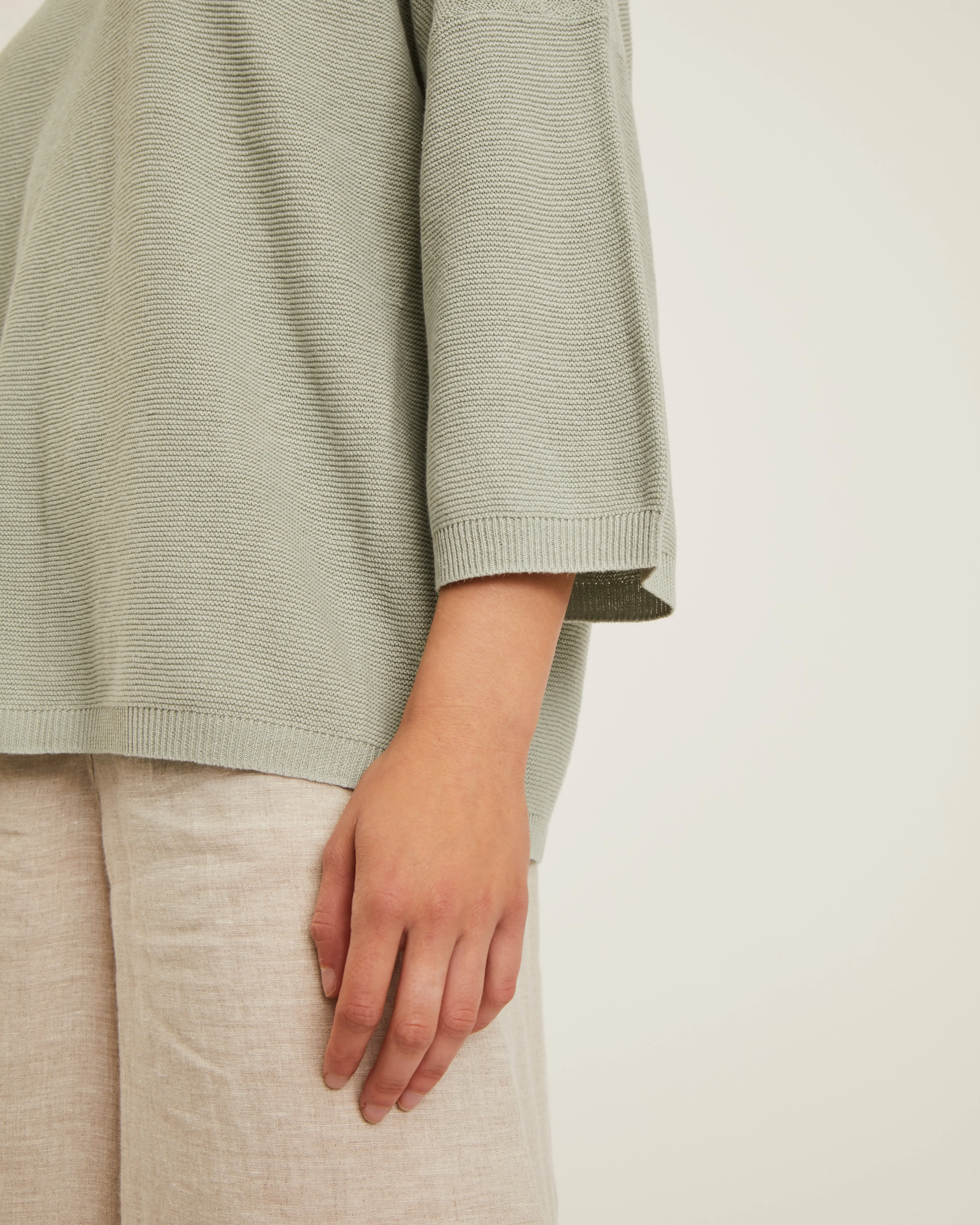 chandail en lin et coton à manches 3/4 TIMEA sold by NAIF product image thumbnail 2