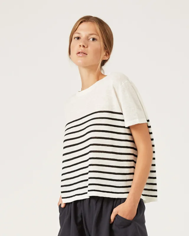 chandail rayé en lin NOELLA made by NAIF