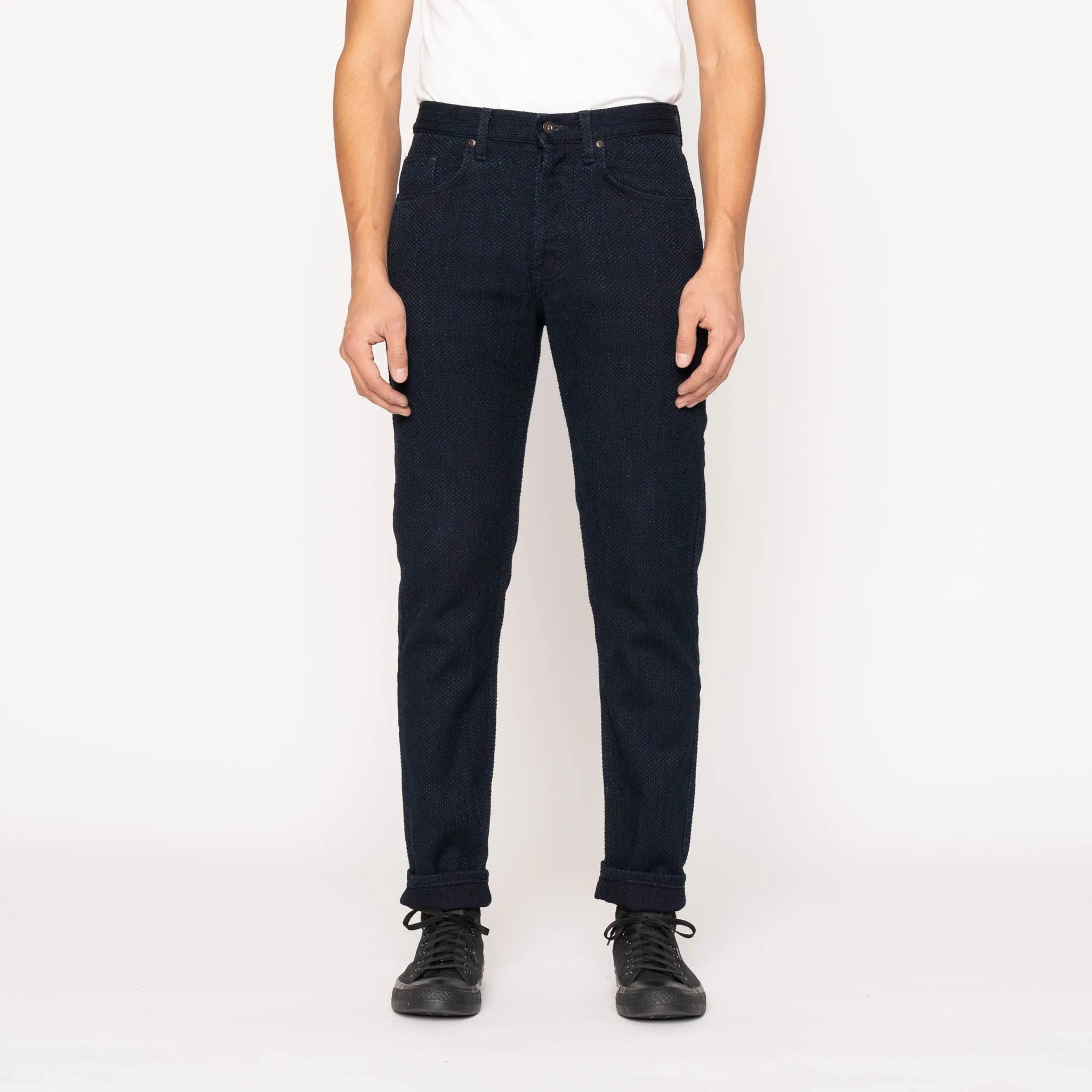Easy Guy - Indigo Sashiko sold by Naked & Famous Denim product image thumbnail 2