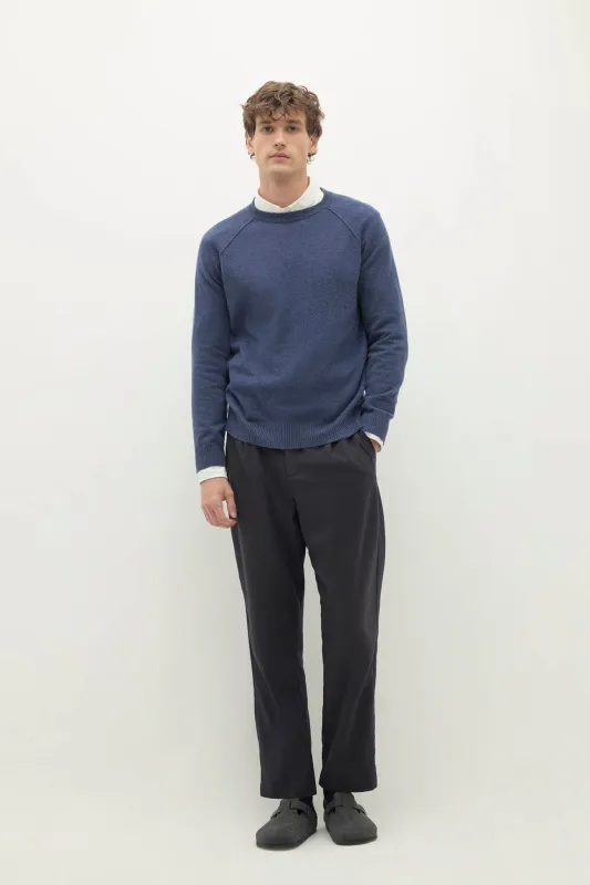 LORENZO CASHMERE CREWNECK sold by NakedCashmere