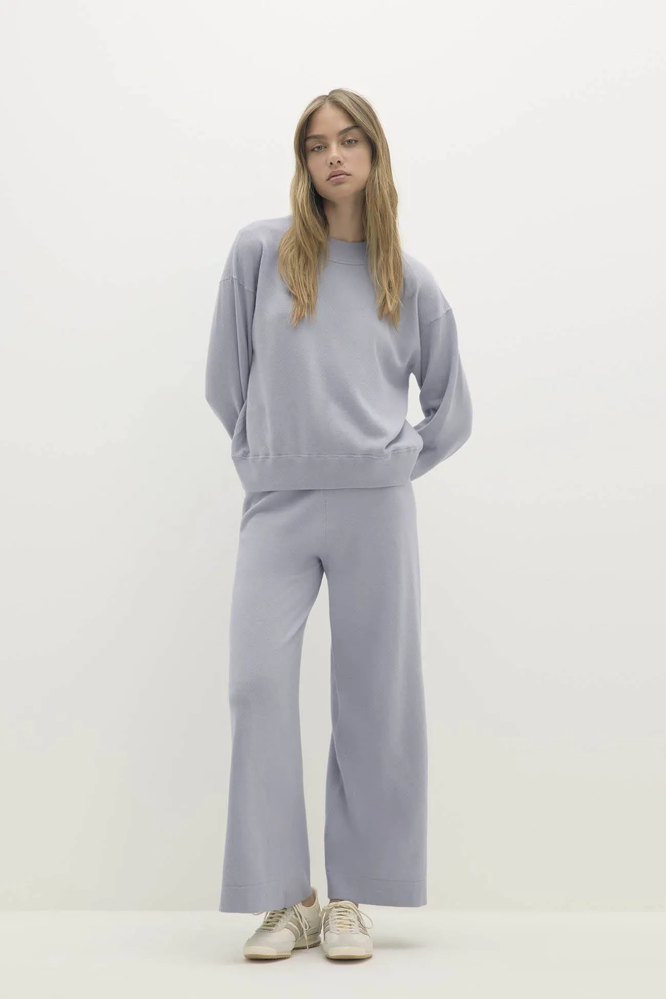 BIANKA COTTON CASHMERE CREWNECK PULLOVER sold by NakedCashmere product image thumbnail 2