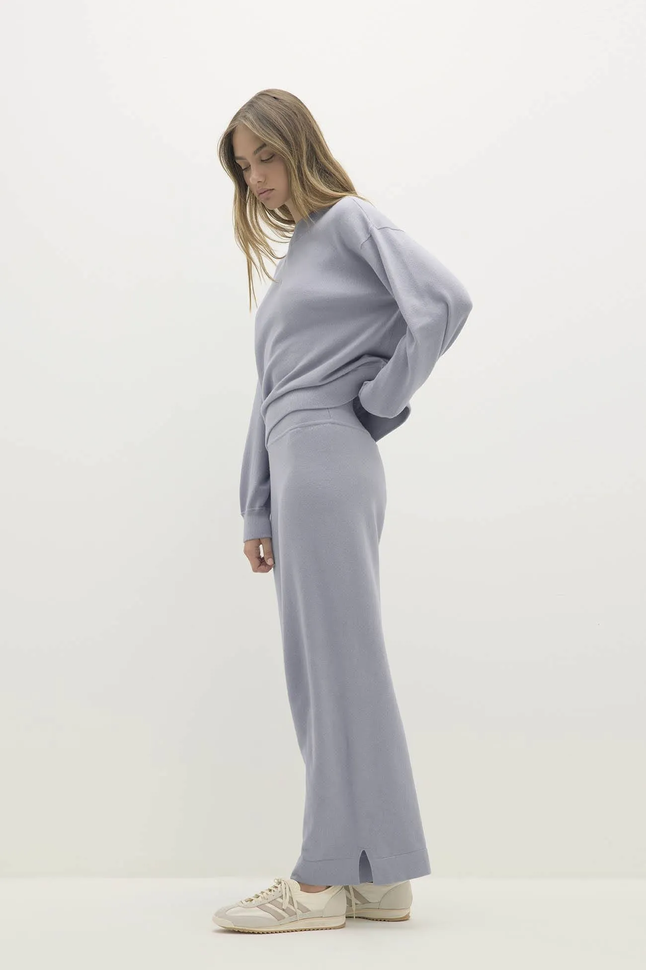 BIANKA COTTON CASHMERE CREWNECK PULLOVER sold by NakedCashmere product image thumbnail 4