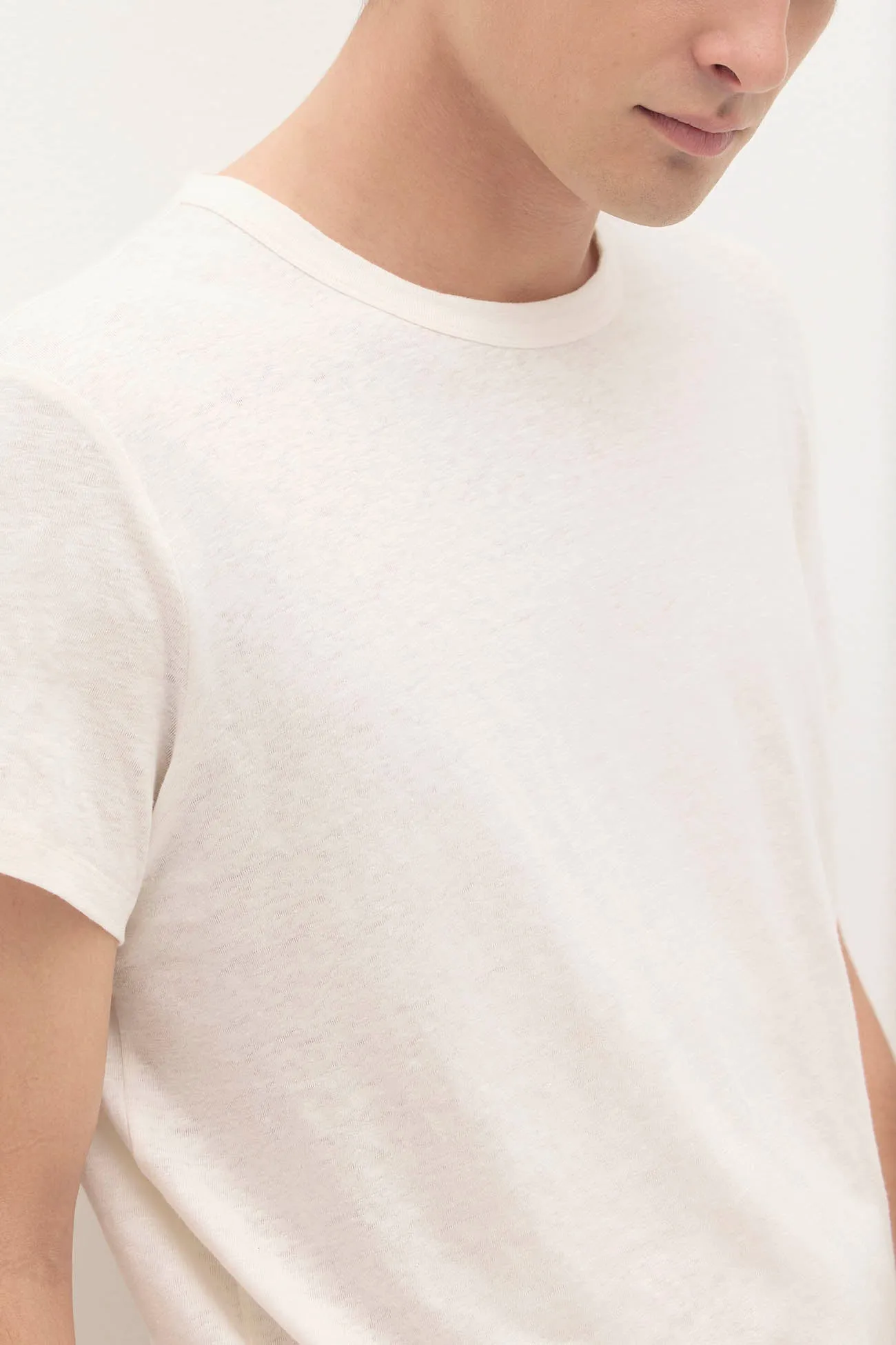KYLE LINEN CREWNECK TEE sold by NakedCashmere product image thumbnail 3