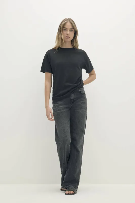 STACI ORGANIC COTTON BOYFRIEND CREWNECK TEE sold by NakedCashmere