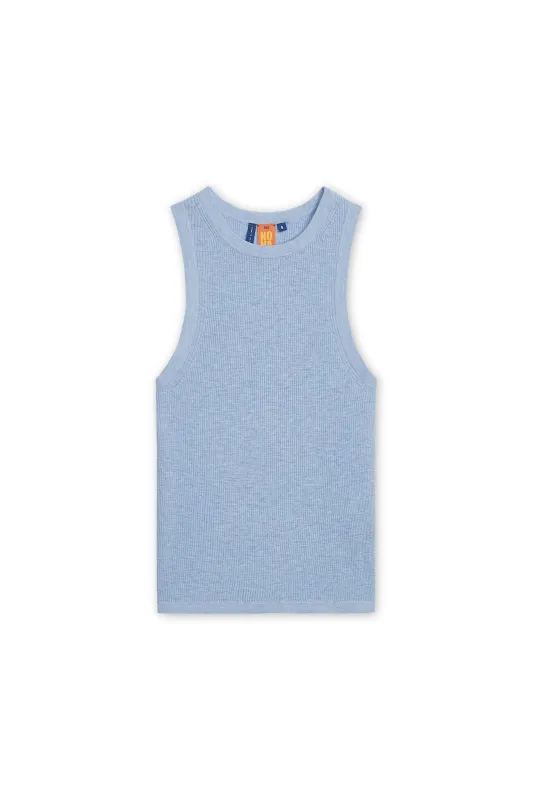 NONAME RIBBED HIGH NECK TANK sold by NakedCashmere