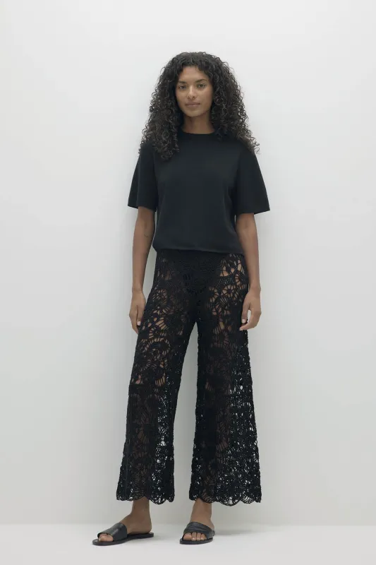 LORRAINE CROCHET CASHMERE BLEND PANT made by NakedCashmere