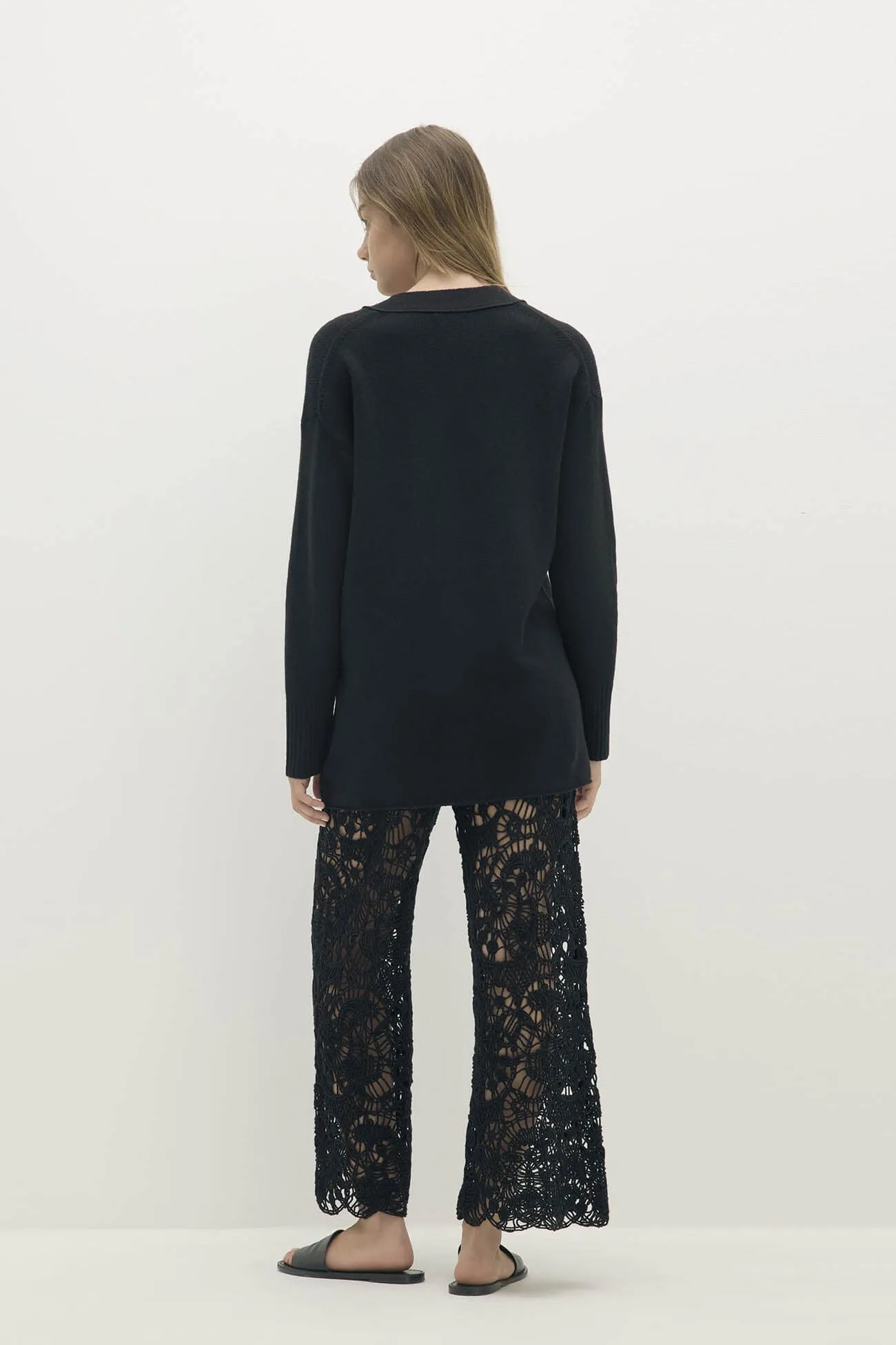 ADELINA BUTTON-UP CASHMERE CARDIGAN sold by NakedCashmere product image thumbnail 3