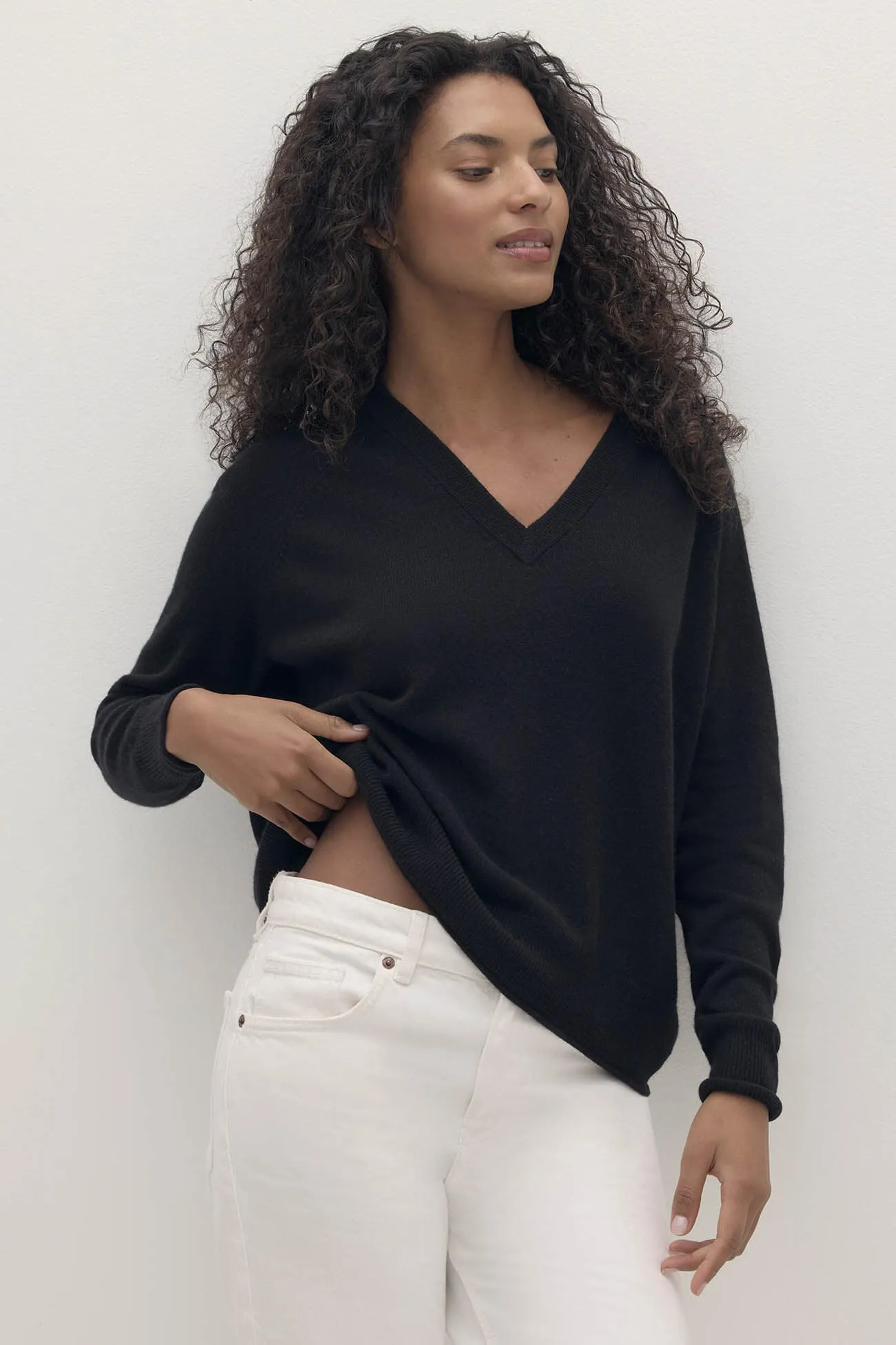 HARLYN V-NECK CASHMERE SWEATER sold by NakedCashmere product image thumbnail 4