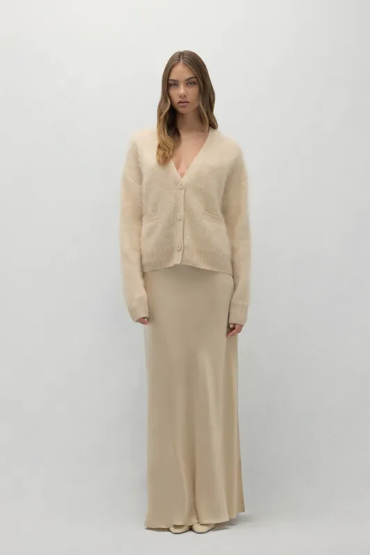 MICHAELA BRUSHED CASHMERE CARDIGAN sold by NakedCashmere