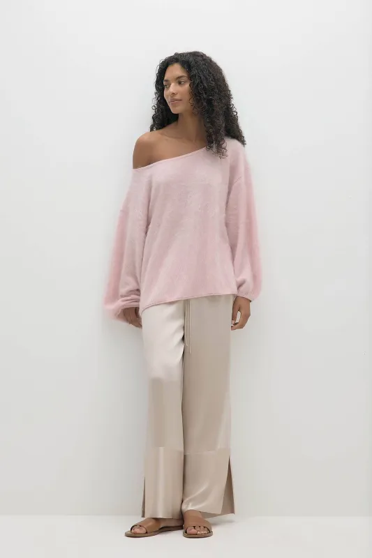 MOLLY SILK WIDE-LEG PANT sold by NakedCashmere