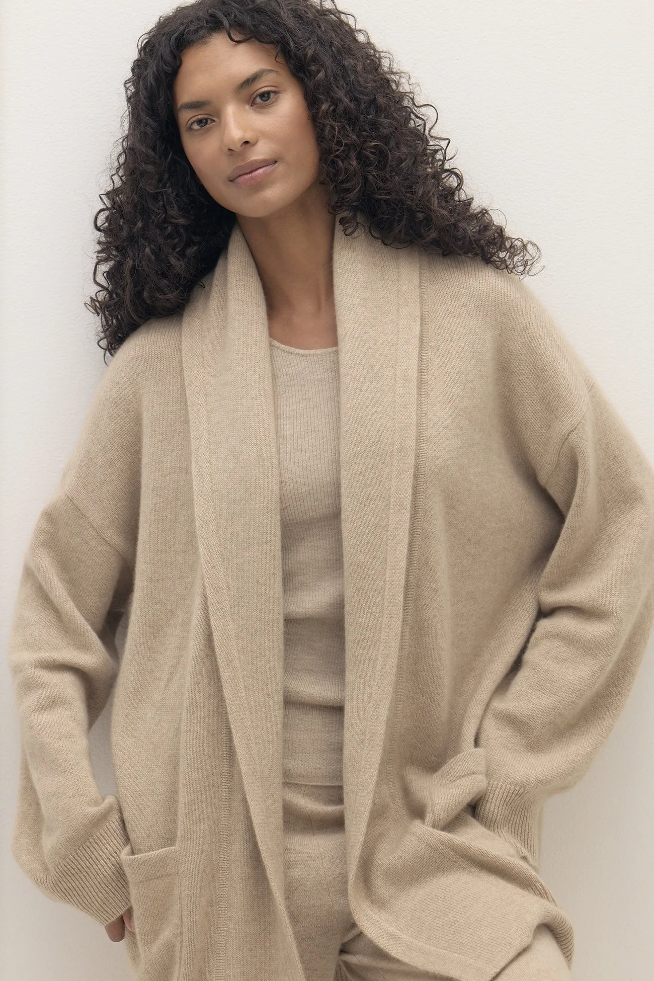MIKA SHAWL CASHMERE CARDIGAN sold by NakedCashmere product image thumbnail 3