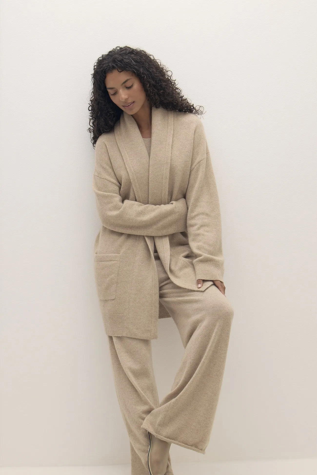 MIKA SHAWL CASHMERE CARDIGAN sold by NakedCashmere product image thumbnail 2