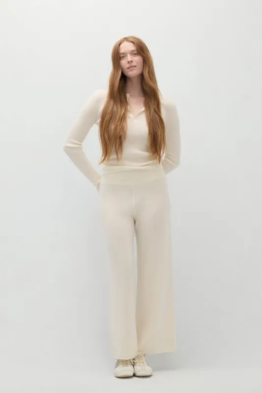 MARINA CROPPED CASHMERE PANT sold by NakedCashmere