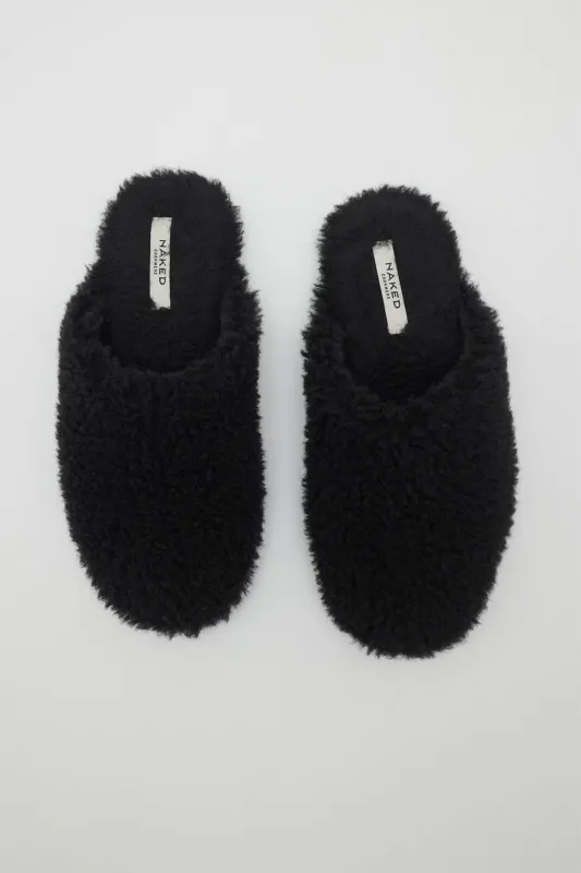SHEARLING MULE SLIPPERS sold by NakedCashmere