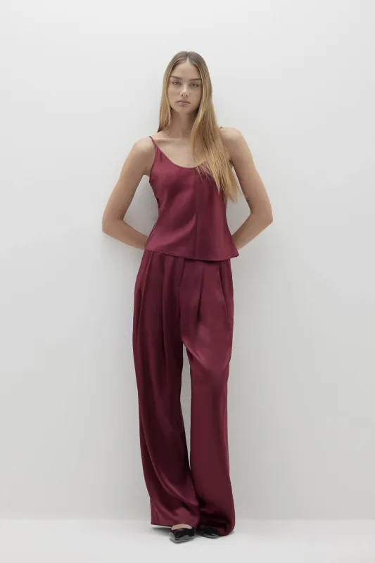 ROSALIE SILK TROUSER sold by NakedCashmere