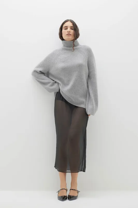 KORA CASHMERE MOCK NECK SWEATER sold by NakedCashmere
