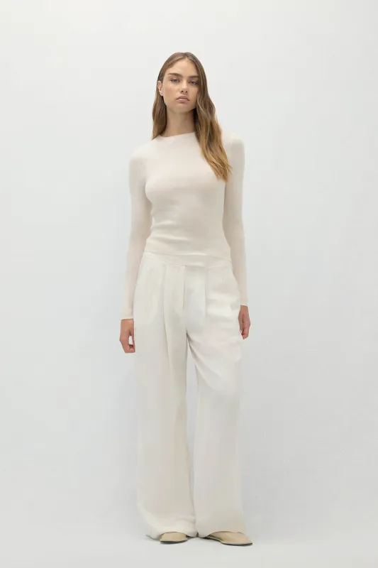 AMBER CASHMERE CREWNECK made by NakedCashmere