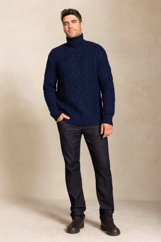 HENRY TURTLENECK CASHMERE SWEATER sold by NakedCashmere