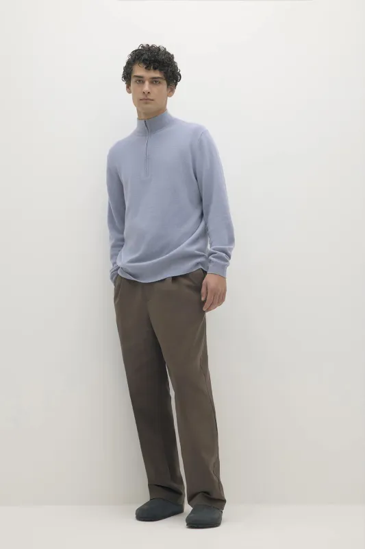 PHILLIP QUARTER-ZIP CASHMERE SWEATER sold by NakedCashmere