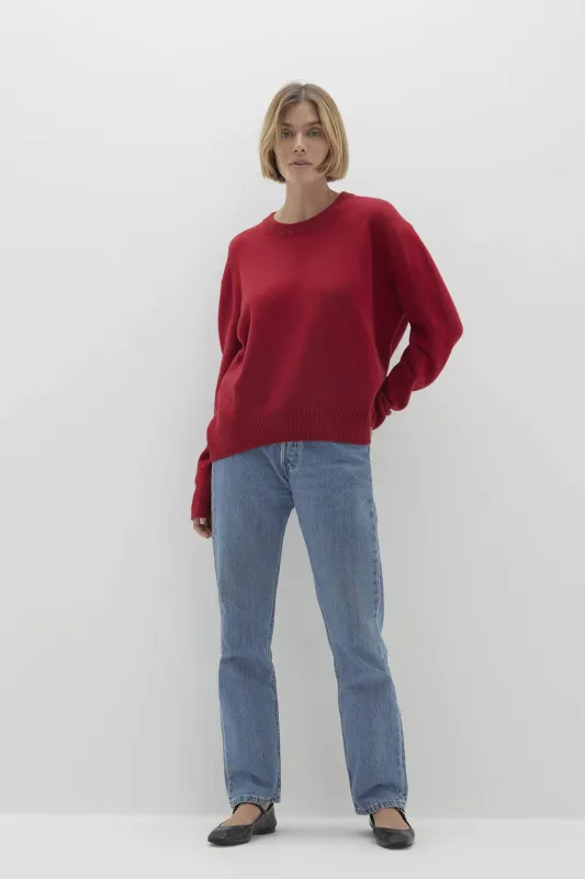 KAIA CREWNECK CASHMERE SWEATER made by NakedCashmere