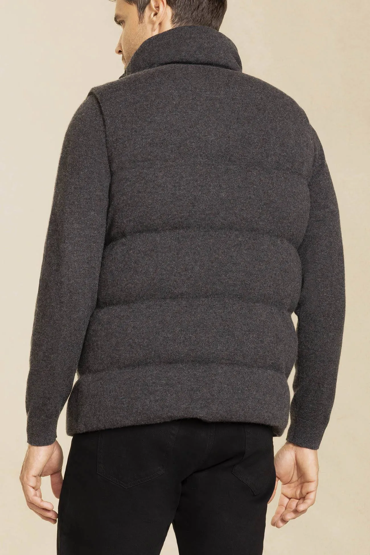 CODY CASHMERE PUFFER VEST sold by NakedCashmere product image thumbnail 3